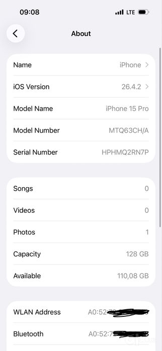 Iphone 15 pro.