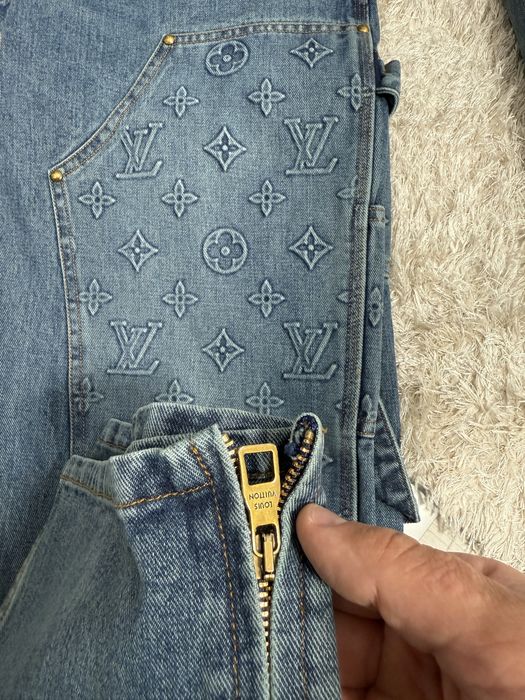 Compleu blugi/denim Louis Vuitton  Carpenter Premium colectie noua
