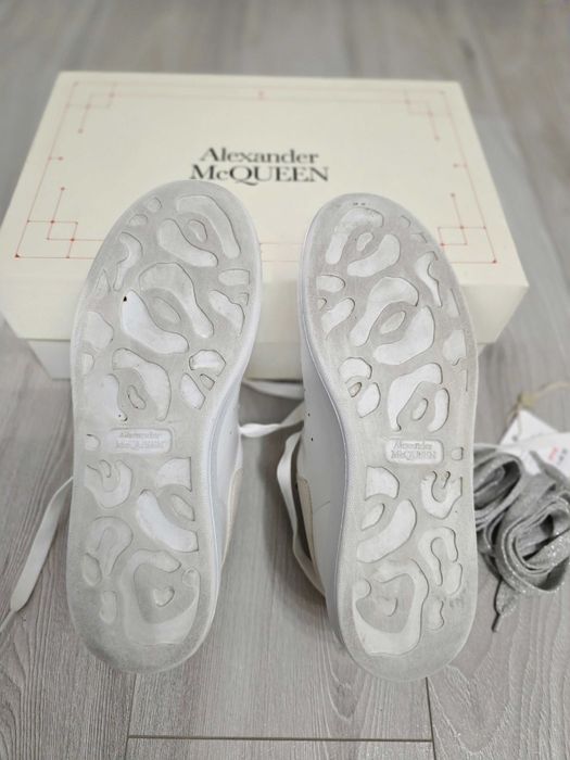 Adidasi Sneakers Alexander Mcqueen alb