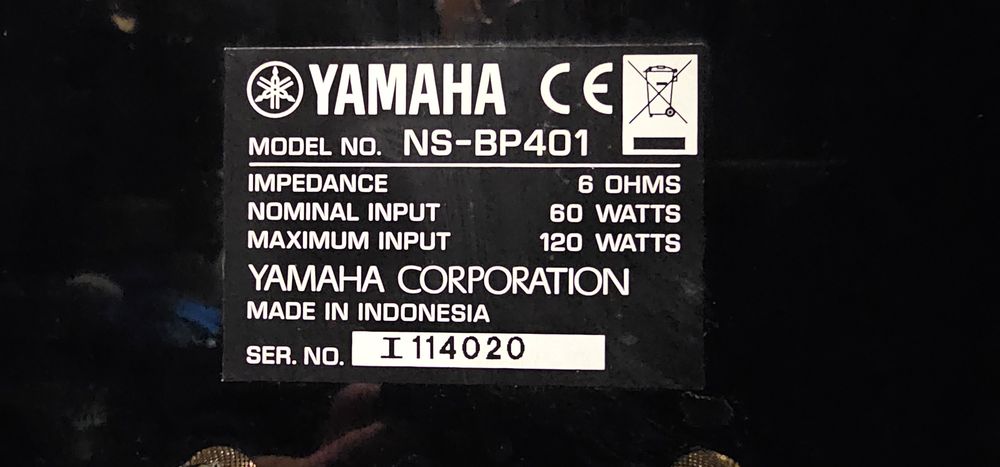 Yamaha NS BP 401 boxe monitoare pasive de raft sau stativ