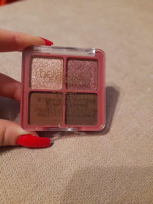 Сенки за очи bellapierre и нощен крем за лице Balea комбинирана кожа