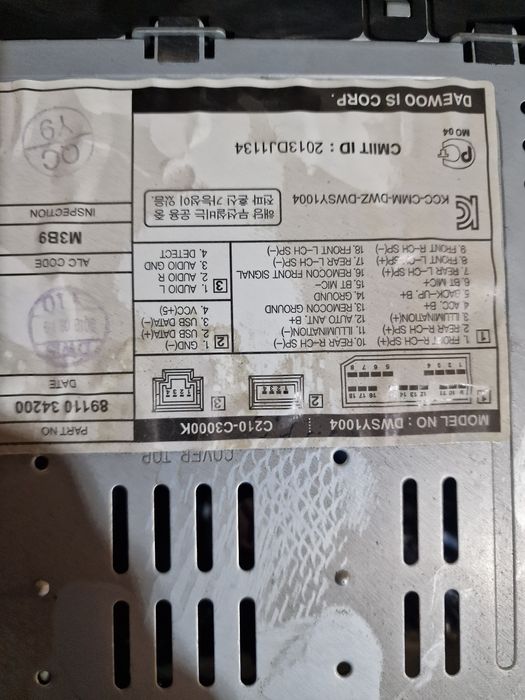 Продаю магнитофон SsangYong actyon new