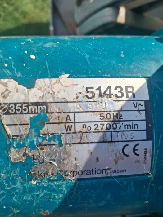 Електрически ръчен циркуляр Makita 5143R, 2200 W, Ø 355 мм