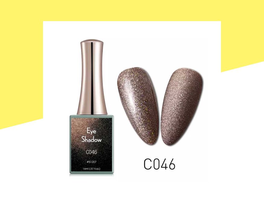 Професионален UV/LED брокатен гел лак пудра Canni - 16 мл.