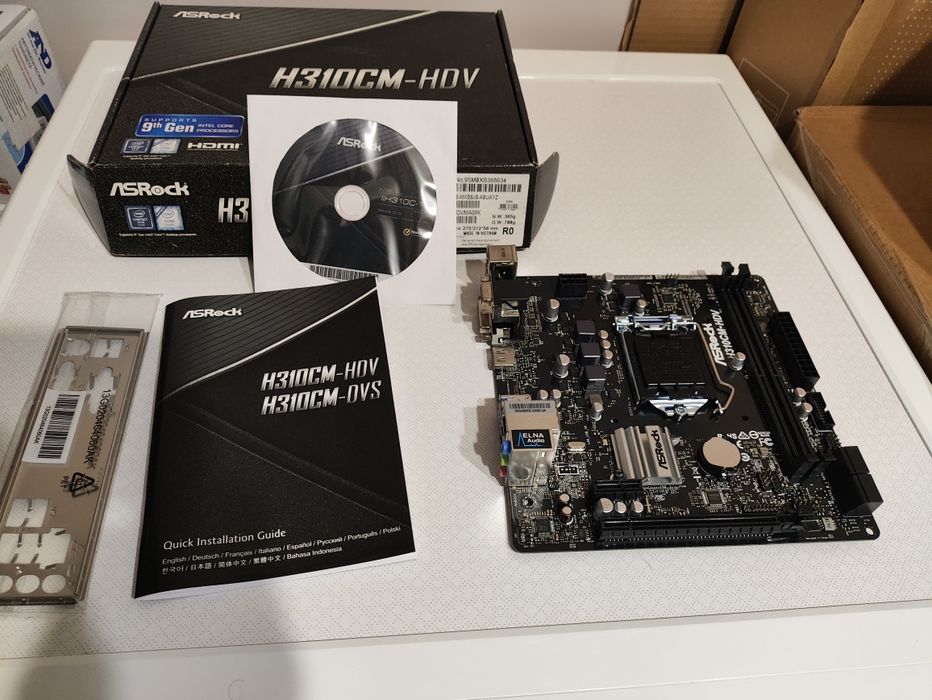 Материнская плата Asrock H310cm-hdv