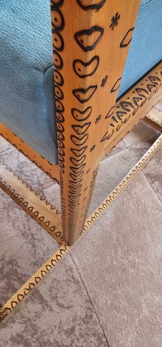 Люлеещ стол от дърво