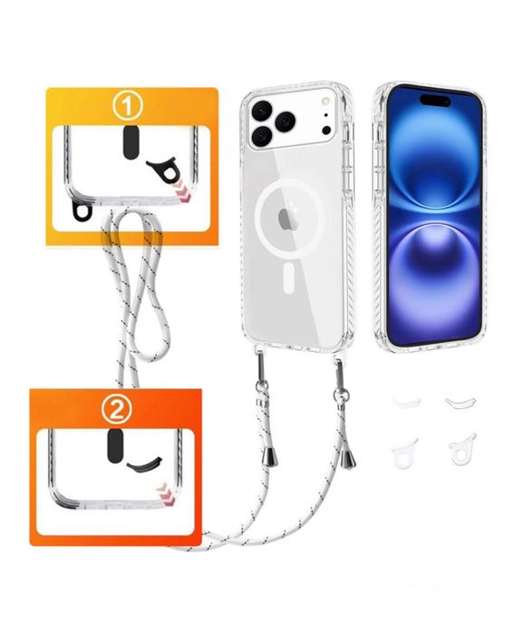 Husa Safe Case Magnetica Ultra Clear Iphone 17 AIR 17 PRO 17 PRO MAX