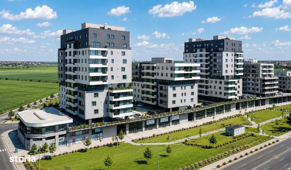 Apartament 73.6mp. Novopolis terasa 23.4mp. parcare proprie