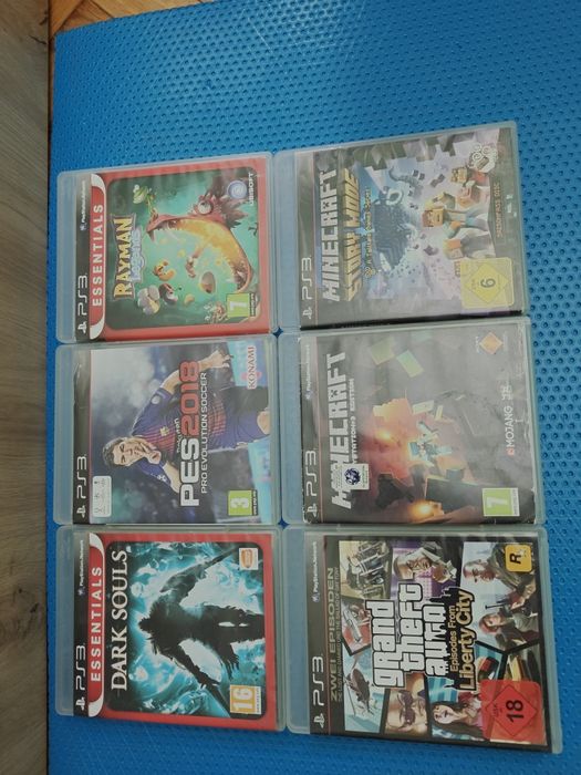 GTA 4 Episodes From Liberty City Minecraft Dark Souls PES 2018 Rayman  ps3 - 60 lei bucata