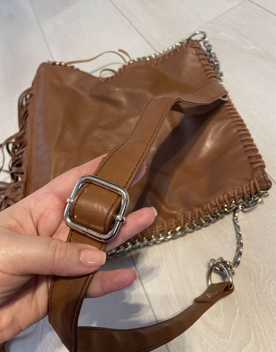 Geanta vintage / retro cu franjuri