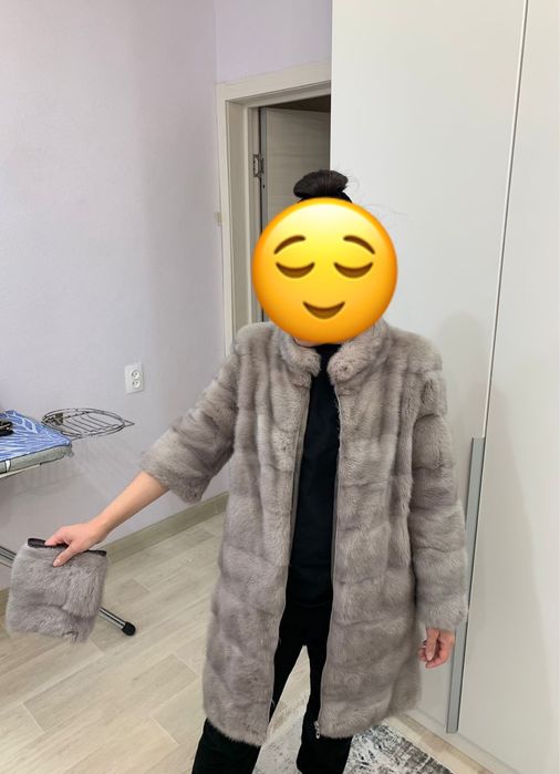 Шуба норковая 44-46р