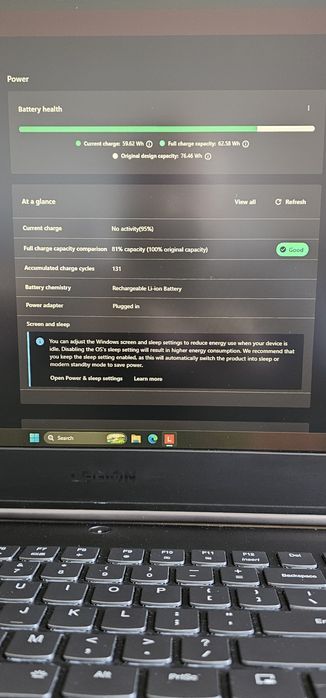 LEGION 81UG INtel i7-9750H
