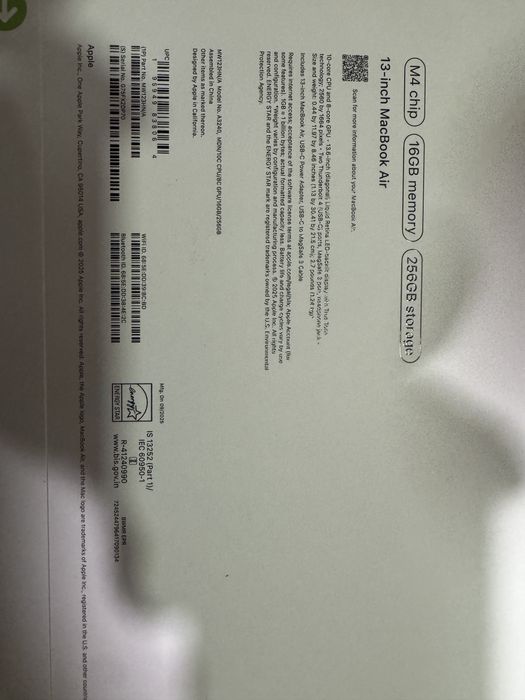 Apple MacBook Air 13 2025 (м4)