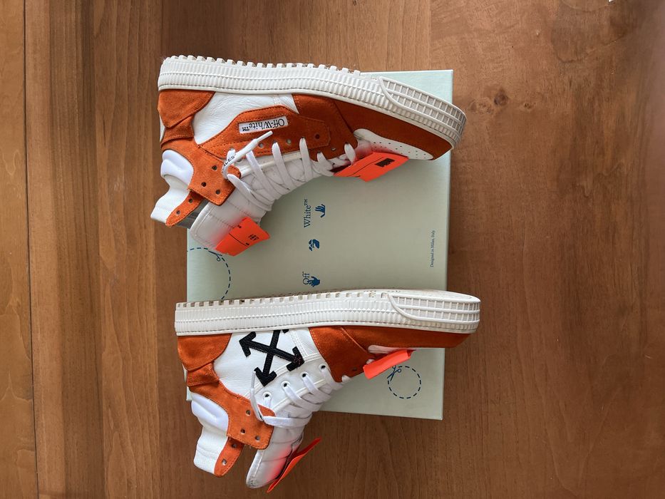Off white court 3.0 orange&white