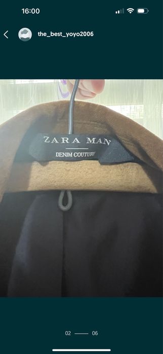 Sacou marca Zara