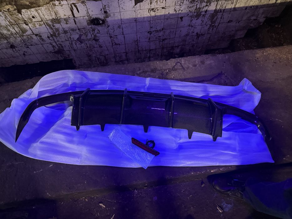 Карбонов заден дефузер audi A6 S6 C7.5 16 до 18та