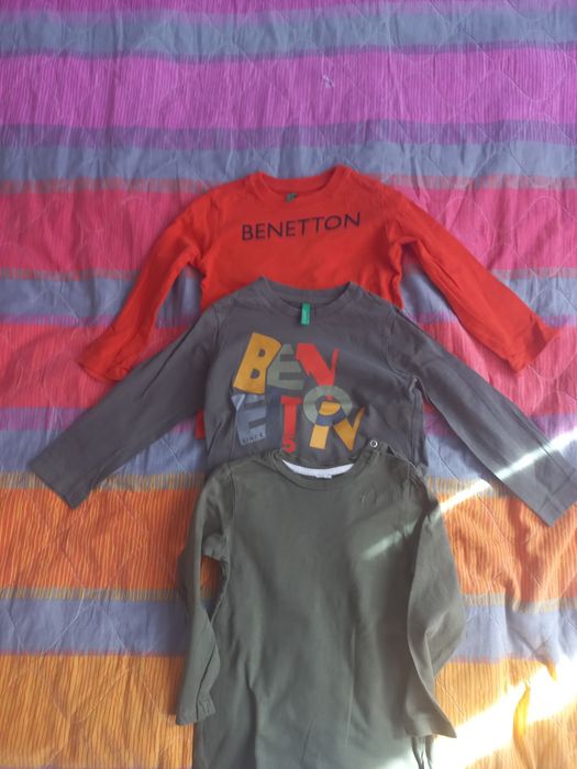 Детски блузи тънки бенетон