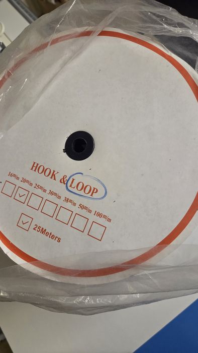 Scai velcro alb, 10 role/20mm si 25mm
