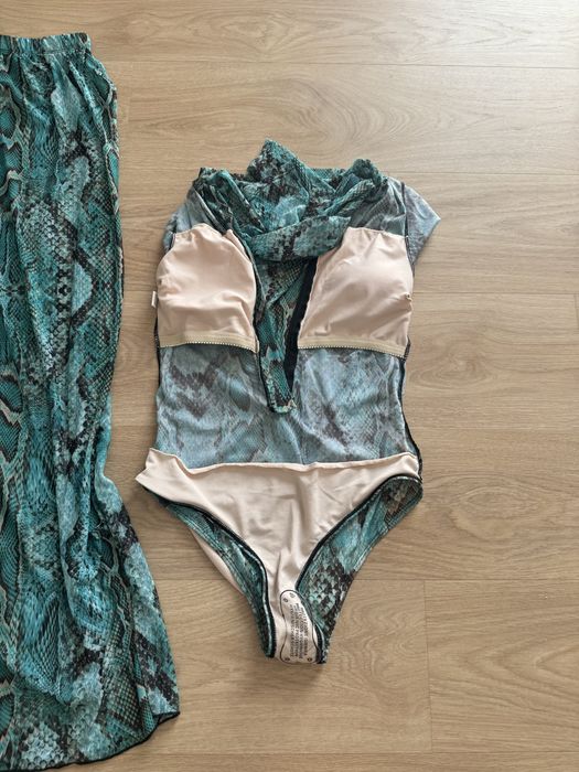 Купальник сеточка SPF с штанами