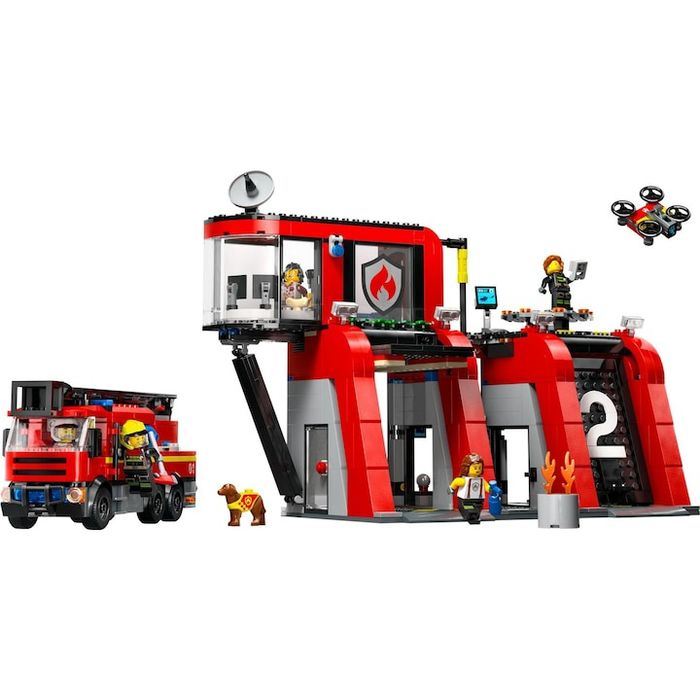 LEGO® City - Станция и пожарна кола 60414
