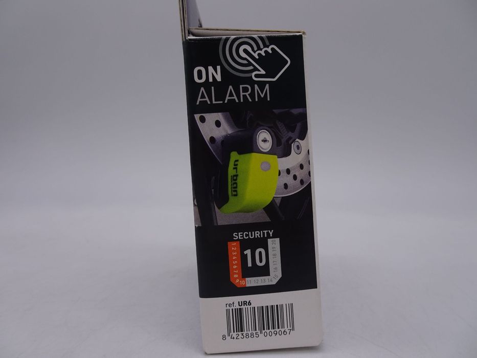 Urban UR10 Blocare disc motocicletă cu alarmă și zăvor 10mm