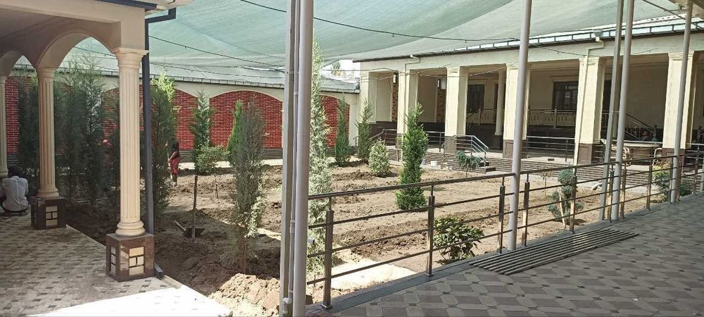 Газон+ланшафт дизайн лойихалар+Палив+Микроклимат хизматлари мавжуд.