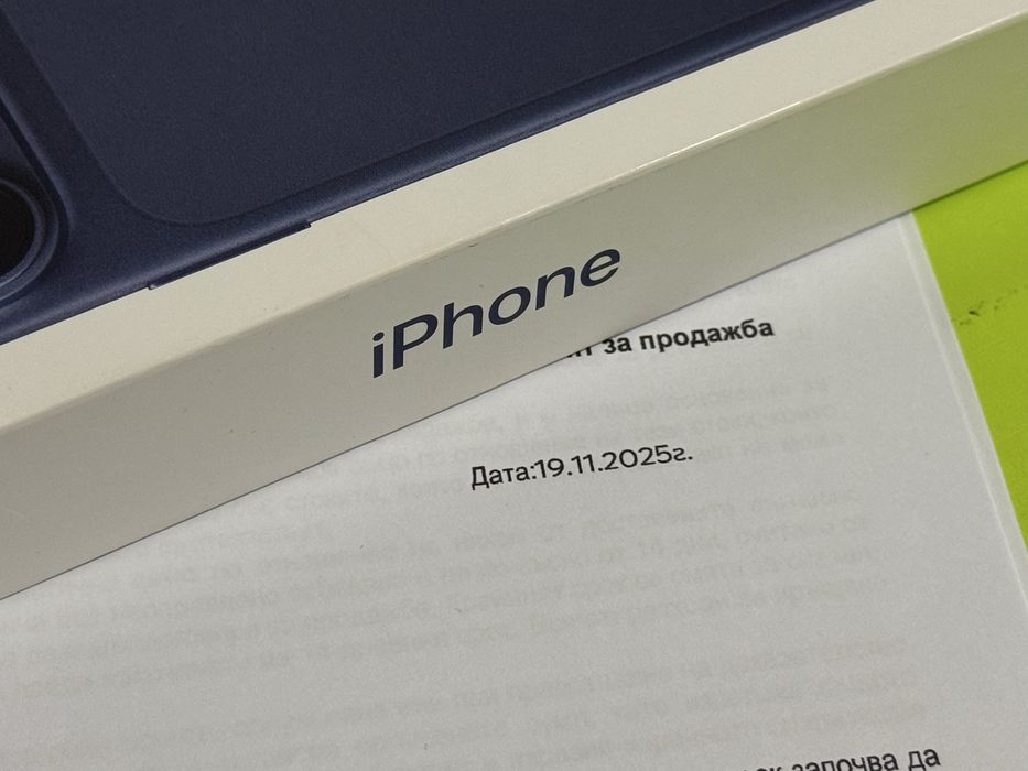 ЗАПЕЧАТАН 256GB iPhone 17 Pro Max Гаранция Yettel 2028г. Blue / Син