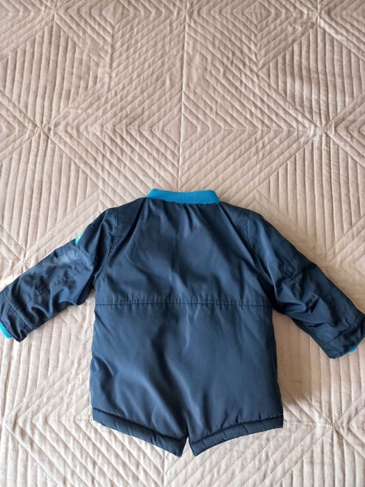 Детско зимно яке за момче So Cute, размер 80, в тъмно синьо