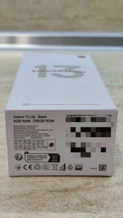 Xiaomi 13 Lite 5G, 8/256