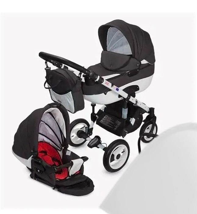 Коляска с сумкой  2в 1
