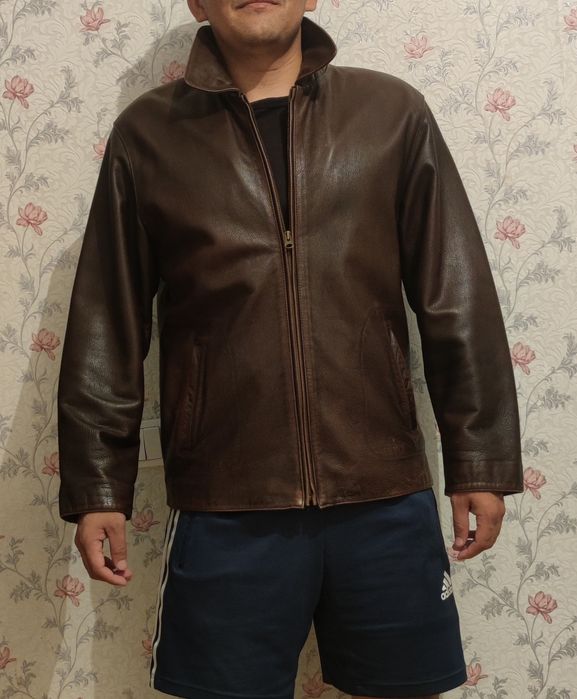 Кожаная куртка мужская
