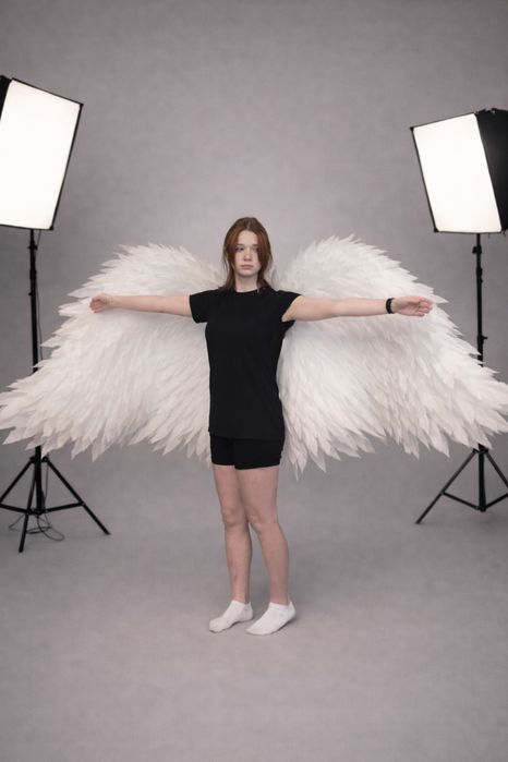 Крылья ангела карнавальные крылья белые крылья купидона