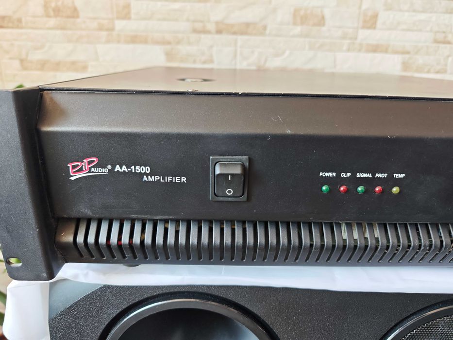Усилвател за рак - едноканален 500W - с линия за 100V и 70V - PIP Audio AA-1500
