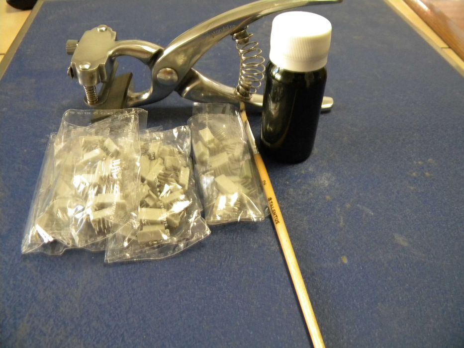 Set cleste tatuat inox 5 cifre/litere