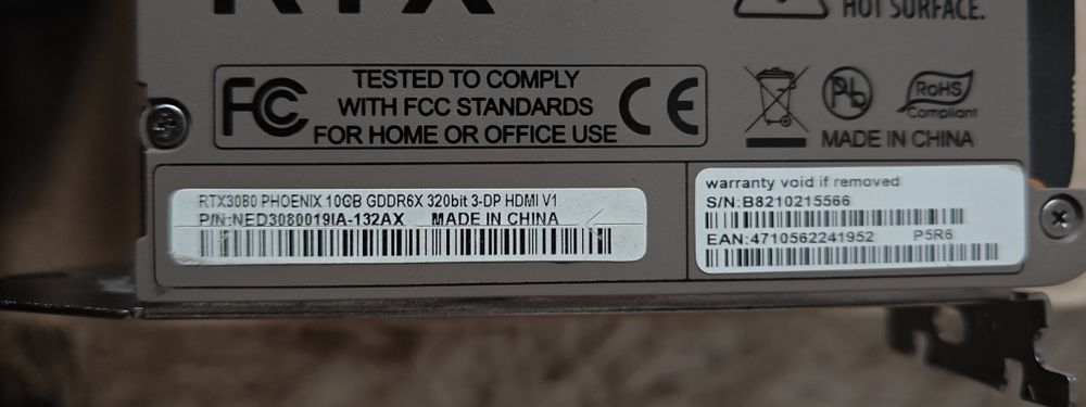 Gainward Rtx 3080 10Gb