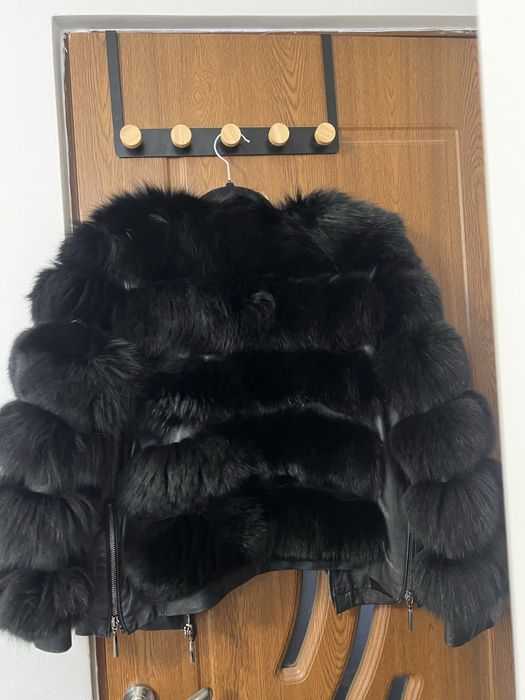 Haina blana de vulpe neagra S-M