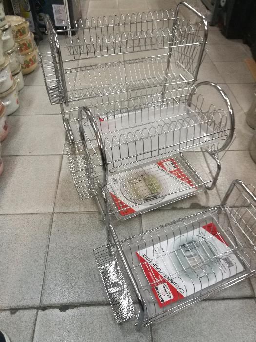 Сушилник за чинии неръждаема стомана единица,двойка,тройка