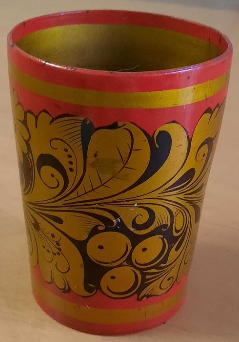 Карандашница-стаканчик "Хохлома"