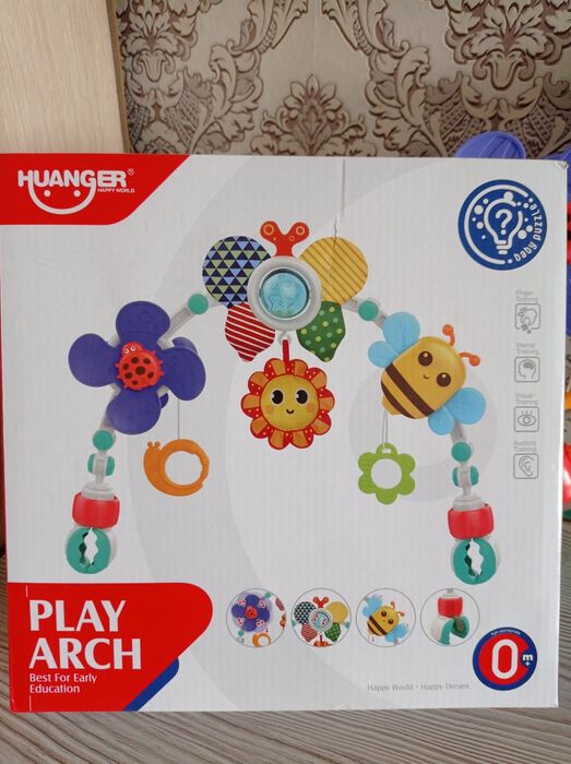 Музыкальный коврик и развивающая дуга