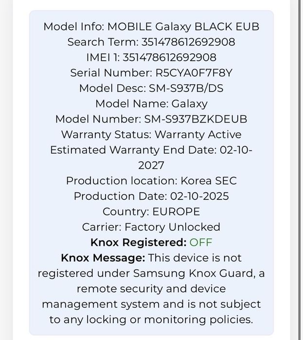 Samsung Galaxy S25 Edge чисто нови запечатани!!!