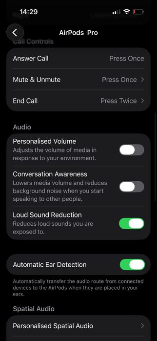 Слушалки Apple Airpods 2 Pro