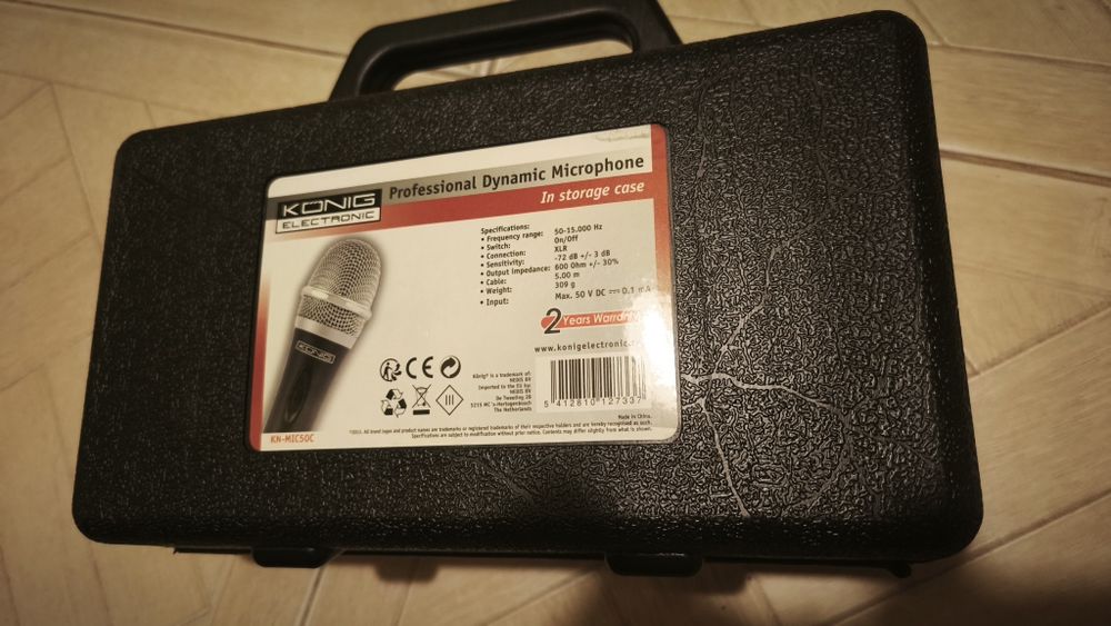 Микрофон Konig, караоке, акустичен