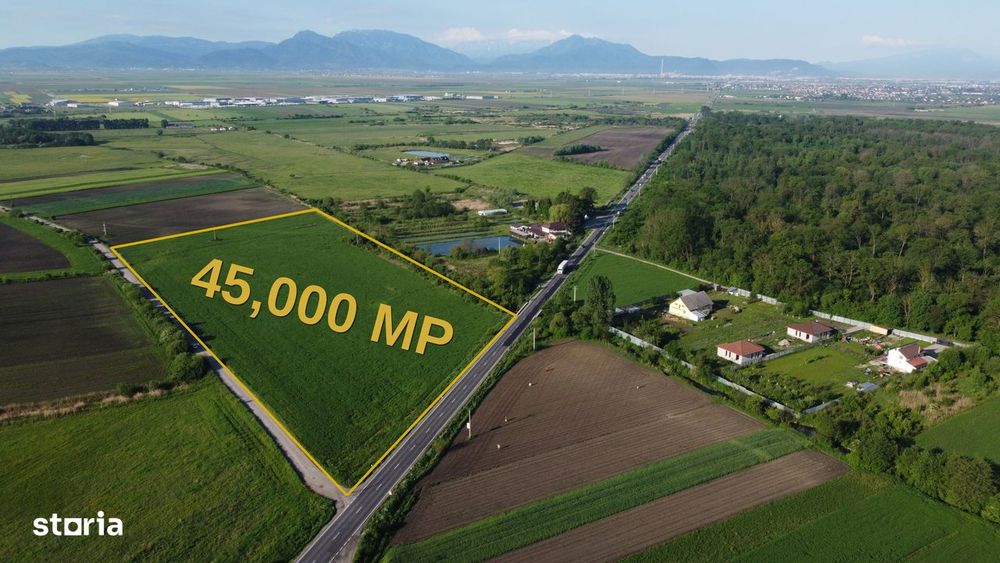 Teren 45.000 Mp | Puz Aprobat | 156 M Direct Dn11 | Prejmer - Brasov