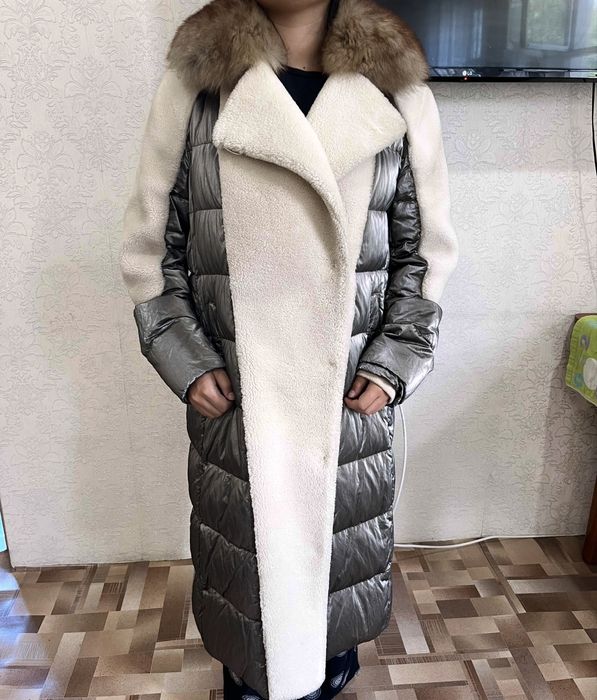 Куртка с меховым вставками