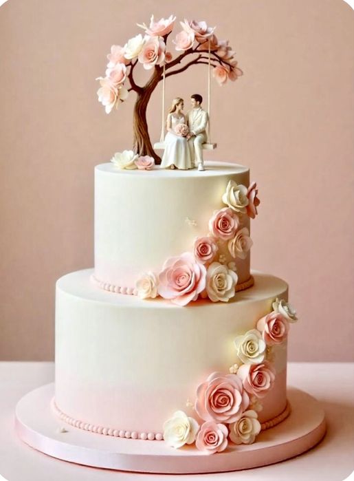 Свадебные торты на заказ доставка бесплатно