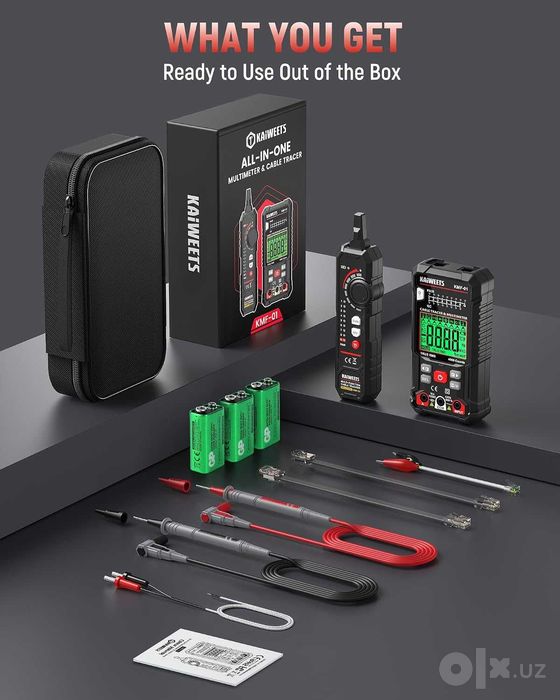 KAIWEETS Digital Multimeter Wire Tracer Kit with NCV Voltmeter