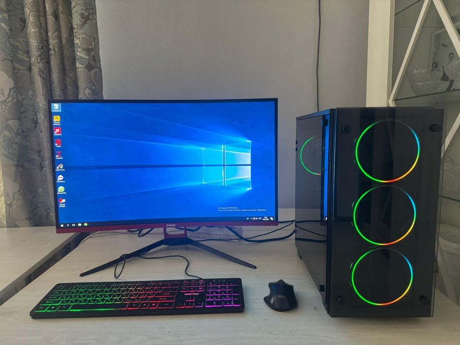 Компьютер + монитор 27" 165Hz
