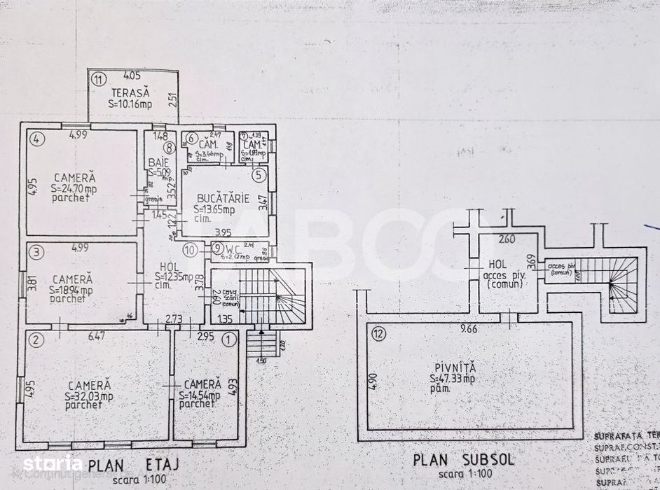 Apartament decomandat 4 camere 130mpu pivnita acces auto Orasul de Jos