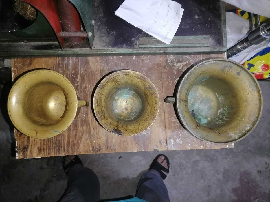 3 mojare bronz marimi si greutati diferite