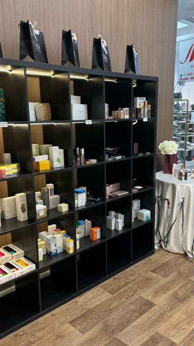 Шкаф стеллаж черный